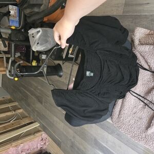 Wild Fable Black Crop Top